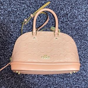 Blush pink Coach crossbody